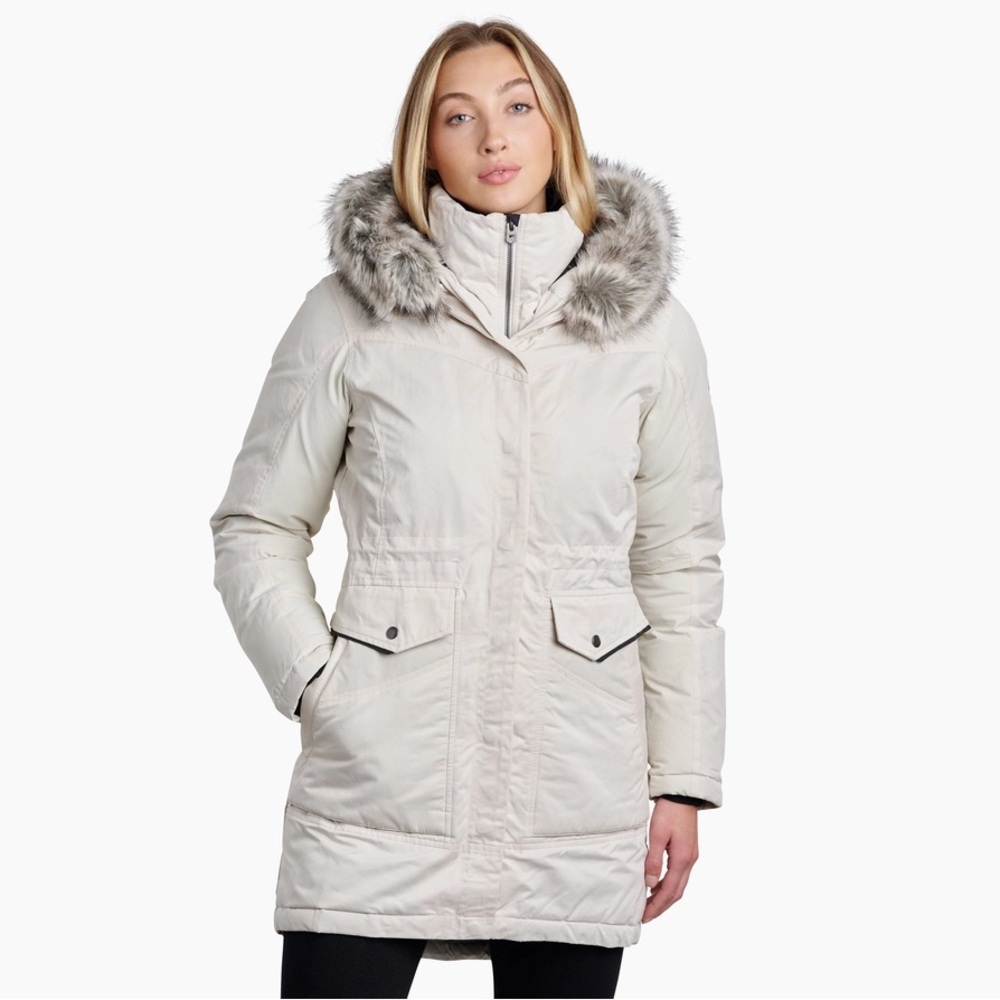Kuhl ÜKON Down Parka in Ivory Size XS